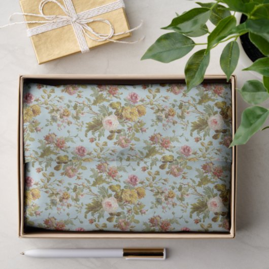 Stijlvol roze roze roze kunstpatroon tissuepapier (Geschenk)