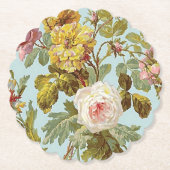 Stijlvol  roze roze roze patroon kartonnen onderzetters (Voorkant)