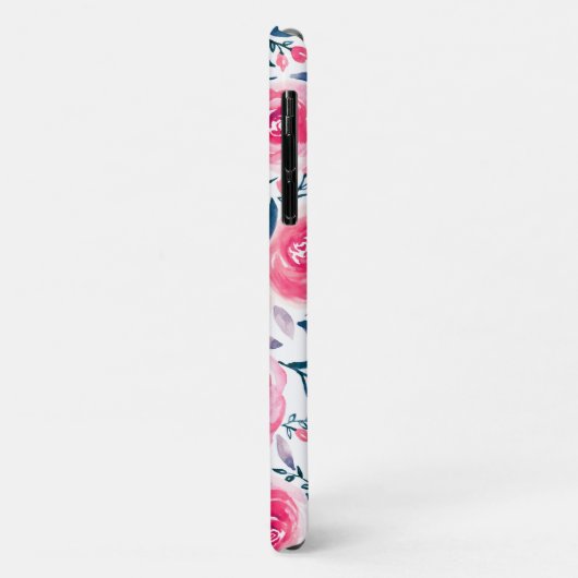 Stijlvol roze Rozen Waterverf Case-Mate iPhone Case (Achterkant/links)