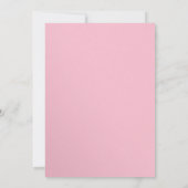 Stijlvol roze script 40e volwassene verjaardag kaart (Achterkant)