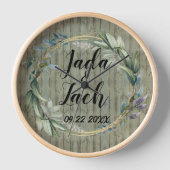 Stijlvol Rustic Leafy Wreath Wedding (Voorkant)