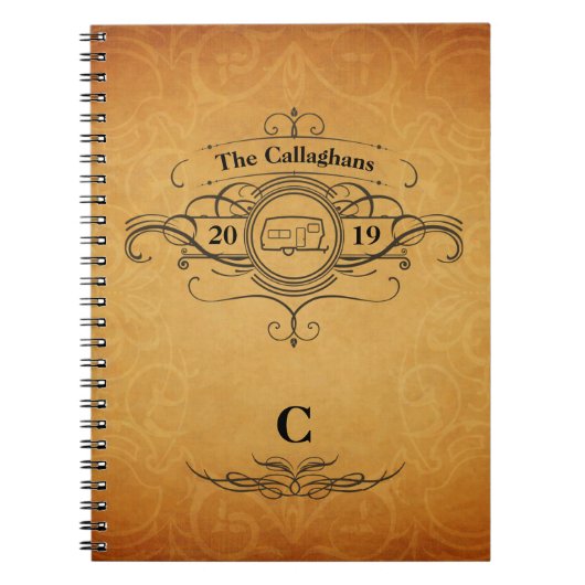  Stijlvol RV Camper Travel Journal Notitieboek (Voorkant)