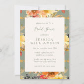 Stijlvol Sage Botanische Waterverf Vrijgezellenfee Kaart (Voorkant)