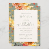 Stijlvol Sage Botanische Waterverf Vrijgezellenfee Kaart (Voorkant / Achterkant)