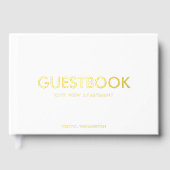 Stijlvol Sans Serif Modern Gastenboek (Voorkant)
