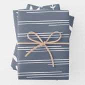 Stijlvol Scandinavisch noordelijk schaap Pattern B Inpakpapier Vel (In situ)