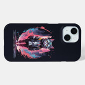 Stijlvol Schattige kattenontwerp Case-Mate iPhone Case (Achterkant (horizontaal))