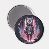 Stijlvol Schattige kattenontwerp Magneet (Voorkant / Achterkant)