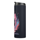 Stijlvol Schattige kattenontwerp Thermosbeker (Geroteerd rechts)