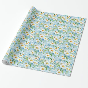 Stijlvol, schitterend, helder bloempatroon 2 cadeaupapier