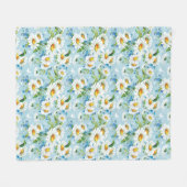 Stijlvol, schitterend, helder bloempatroon 2 fleece deken (Voorkant (Horizontaal))