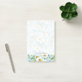 Stijlvol, schitterend, helder bloempatroon 2 post-it® notes (Kantoor)
