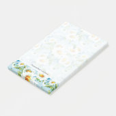 Stijlvol, schitterend, helder bloempatroon 2 post-it® notes (Schuin)