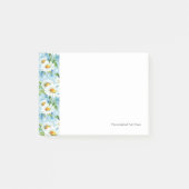 Stijlvol, schitterend, helder bloempatroon 2 post-it® notes (Voorkant)