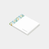 Stijlvol, schitterend, helder bloempatroon 2 post-it® notes (Schuin)