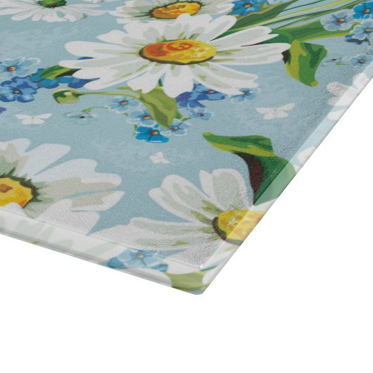 Stijlvol, schitterend, helder bloempatroon 2 snijplank (Hoek)