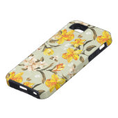 Stijlvol, schitterend helder bloempatroon Case-Mate iPhone case (Onderkant)