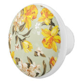 Stijlvol, schitterend helder bloempatroon keramische knop (Rechts)