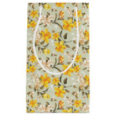 Stijlvol, schitterend helder bloempatroon klein cadeauzakje (Voorkant)