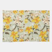 Stijlvol, schitterend helder bloempatroon theedoek (Horizontaal)