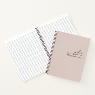 Stijlvol schrift roze business persoonlijke meisje notitieboek