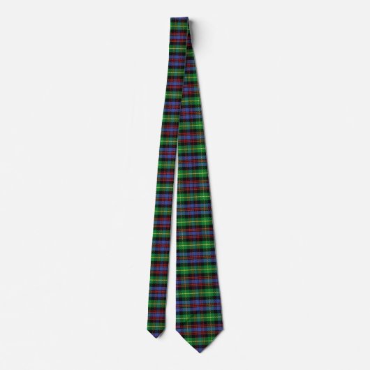 Stijlvol Scottish Tartan Pattern Green Blue Red Stropdas (Achterkant)