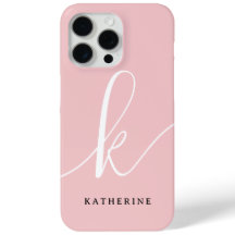 Stijlvol Script Blush Roze Hoesje-Mate
