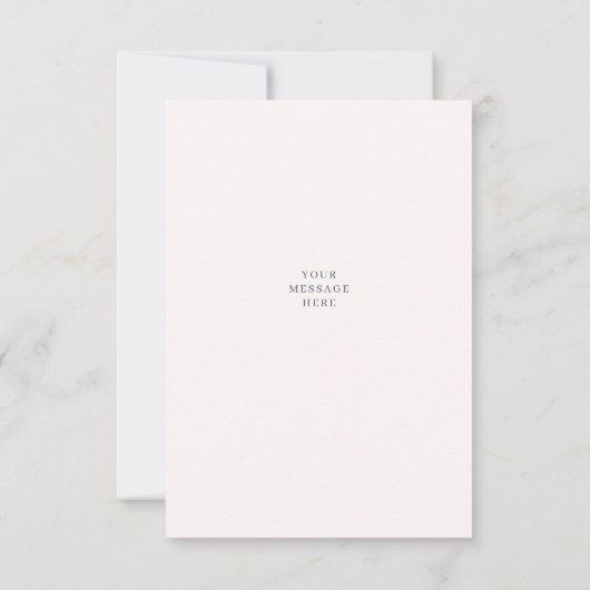 Stijlvol script bride & groom foto overlay bruilof bedankkaart (Achterkant)