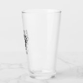 Stijlvol script "Bridesmaid" op maat Glas (Links)