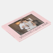 Stijlvol Script Donkergrijs en goud | Foto Gastenboek (Hoek)