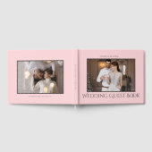 Stijlvol Script Donkergrijs en goud | Foto Gastenboek (Volledig)