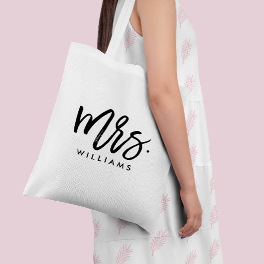 Stijlvol script "Future Mrs." Tote Bag