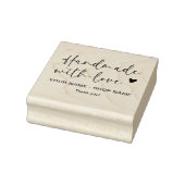 Stijlvol script handgemaakt met minimalistische li rubberstempel (Stempel)