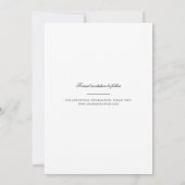 Stijlvol Script Huwelijksfoto Save The Date (Achterkant)