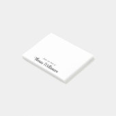 Stijlvol Script-monogram Post-it® Notes (Schuin)