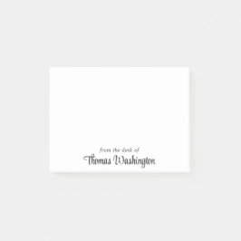 Stijlvol Script-monogram Post-it® Notes