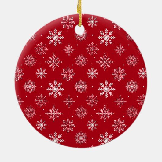 Stijlvol script onze eerste kerstrood keramisch ornament (Achterkant)