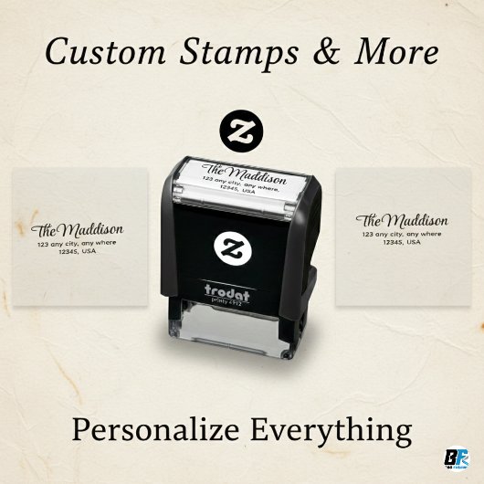 Stijlvol Script Retouradres Zelfinkende Stempel