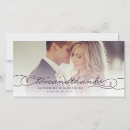 Stijlvol script voor Bedankt en liefhebbers multi-