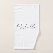 Stijlvol script voor klasjes Jouw naam toevoegen Bad Handdoek (Handdoek)