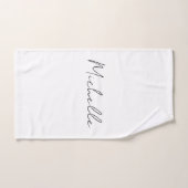 Stijlvol script voor klasjes Jouw naam toevoegen Bad Handdoek (Handdoek)