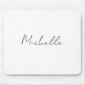 Stijlvol script voor klasjes Jouw naam toevoegen Muismat (Voorkant)