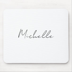 Stijlvol script voor klasjes Jouw naam toevoegen Muismat