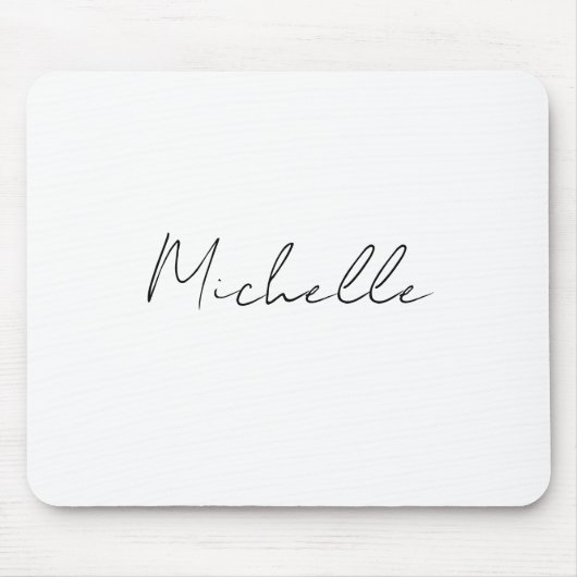 Stijlvol script voor klasjes Jouw naam toevoegen Muismat (Voorkant)