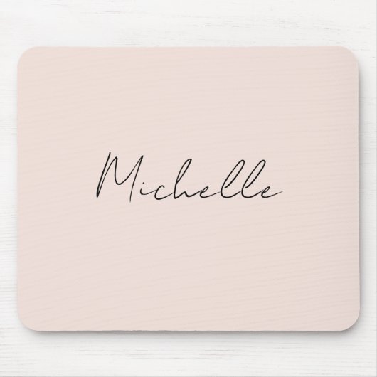 Stijlvol script voor klasjes Jouw naam toevoegen Muismat (Voorkant)