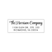 Stijlvol script zakelijk retouradres zelfinktende stempel (Design)