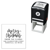 Stijlvol scriptstaal voor pretkerst zelfinktende stempel (In situ)