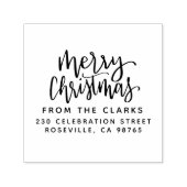 Stijlvol scriptstaal voor pretkerst zelfinktende stempel (Design)