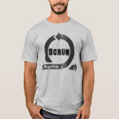 Stijlvol scrum / Retrostijl T-shirt (Voorkant)