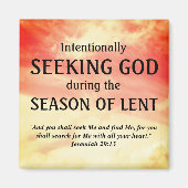 Stijlvol SEED GOD Lenten Magneet (Voorkant)